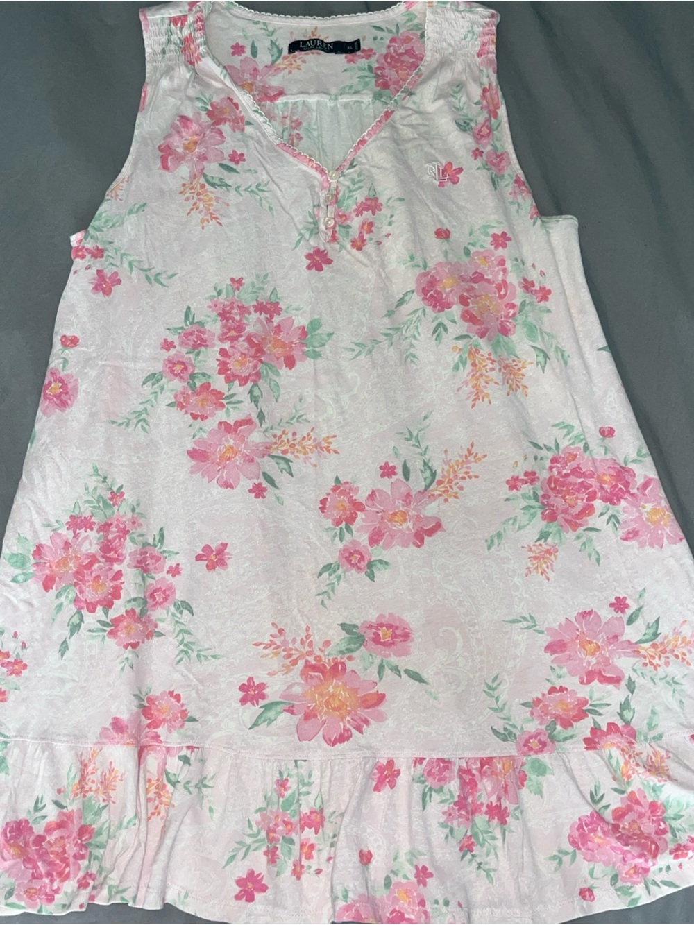 Ralph Lauren Pajamas with Pink Floral Print